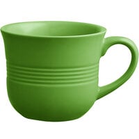 Acopa Capri 8 oz. Palm Green Stoneware Cup - 12/Pack