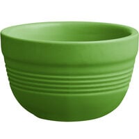 Acopa Capri 8 oz. Palm Green Stoneware Bouillon Cup - 12/Pack