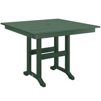 POLYWOOD Farmhouse 37" Green Dining Height Table