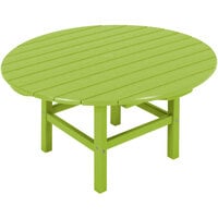 POLYWOOD 38" Lime Round Conversation Table