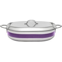Bon Chef Country French X 7 Qt. Purple Stainless Steel French Oven - 71004-CF2-P