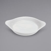 Oneida Tundra by 1880 Hospitality F1400000692 13.5 oz. Round Warm White China Shirred Egg Dish - 24/Case