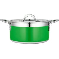 Bon Chef Country French X 3.28 Qt. Lime Green Stainless Steel Pot - 71301-CF2-L
