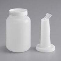 Choice 2 Qt. Pour Bottle with White Neck and Cap