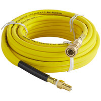 Namco P259B 50' Yellow Solution Hose for Carpet Extractors
