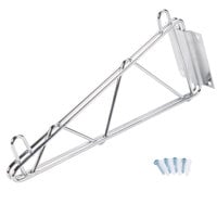 Advance Tabco Single Wall Mounting Bracket for Chrome Wire Shelving