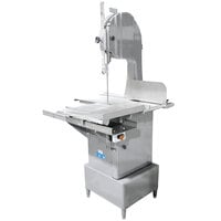 Omcan 10271 18 1/2" x 70 1/2" Floor Model Vertical Band Saw with 98" Blade - 220V, 2 hp