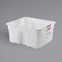 Araven 25 5/8" x 20 7/8" x 11 3/4" White Plastic Food Storage Box 04069