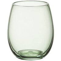 Acopa Pangea 15 oz. Green Stemless Wine Glass - 12/Case