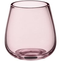 Acopa Pangea 13 oz. Mauve Stemless Wine Glass - 12/Case