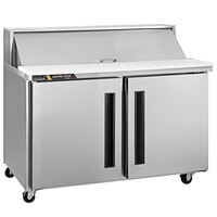 Traulsen Centerline CLPT-4818-SD-LR 48 1/2 inch 2 Door Mega Top Refrigerated Sandwich Prep Table
