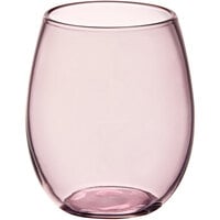 Acopa Pangea 15 oz. Mauve Stemless Wine Glass - 12/Case