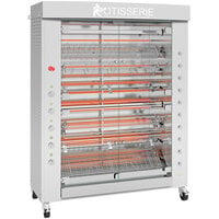 Rotisol-France GrandFlame GF1375-8E Electric Rotisserie with 8 Spits