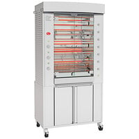 Rotisol-France GrandFlame GF975-5E Electric Rotisserie with 5 Spits
