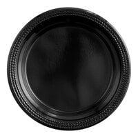 Fineline ReForm 9" Black Polypropylene Plate - 400/Case