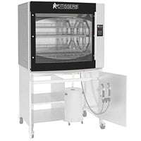 Rotisol-France Star-Clean Electric Rotisserie with 8 Baskets for 32-40 Chickens