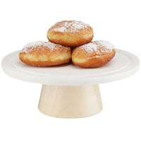 Cal-Mil Blonde 9" x 3 1/2" Maple Wood Cake Stand 22378-93-71