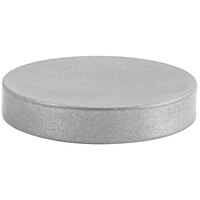 room360 4 1/4" Antique Brushed Stainless Steel Round Plate - 12/Case