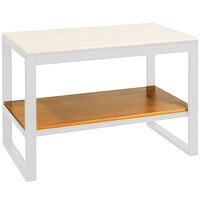 Cal-Mil Madera Rustic Pine 32" x 22 1/2" x 1 1/2" Bottom Shelf for Merchandising Table