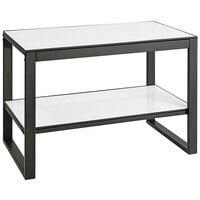 Cal-Mil Monterey 32" x 22 1/2" x 1 1/2" White Bottom Shelf for Merchandising Table