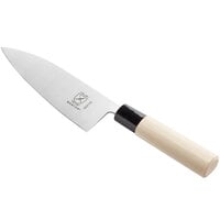 Mercer Culinary 6" Deba (Utility) Knife with Wood Handle M24106