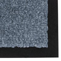 Notrax 130 Sabre Slate Blue Carpet Entrance Floor Mat - 3/8" Thick