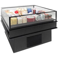 Structural Concepts MI47R Oasis 98" Refrigerated Self-Service Mobile Island Air Curtain Merchandiser - 208/240V