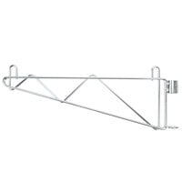 Metro 1WS24S Super Erecta Stainless Steel Post-Type Wall Mount 24" Shelf Support