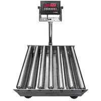 Optima Weighing Systems OP-915-RT-24-1000 1,000 lb. Bench Scale with 24" x 24" Roller Top Platform, Legal for Trade