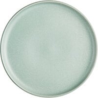 Acopa Pangea 9" Harbor Blue Matte Coupe Porcelain Plate - 12/Case