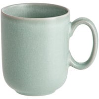 Acopa Pangea 12 oz. Harbor Blue Matte Porcelain Mug - 24/Case