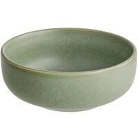 Acopa Pangea 10 oz. Sage Matte Porcelain Nappie Bowl - 24/Case