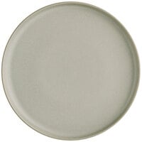 Acopa Pangea 10 1/2" Ash Matte Coupe Porcelain Plate - 12/Case