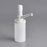 Choice Condiment Pump Kit with 1 oz. Fixed Nozzle Plastic Pump and 1 Quart Jug