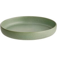 Acopa Pangea 22 oz. Sage Matte Porcelain Pasta Bowl - 12/Case