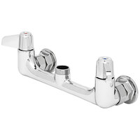Equip by T&S 5F-8WLX00-EE Wall Mount Swivel Base Mixing Faucet with Flanges without Nozzle 8" Centers ADA Compliant