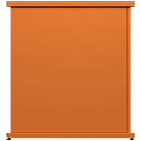 SelectSpace 32" x 10" x 36" Burnt Orange Stand-Alone Planter with Rectangle Top Cut-Outs