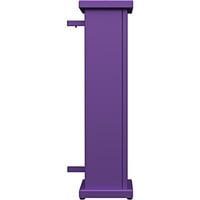 SelectSpace 10" x 10" x 36" Purple End Planter with Circle Top Cut-Out