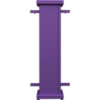 SelectSpace 10" x 10" x 36" Purple Straight Stand Planter with Square Top Cut-Out