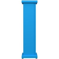 SelectSpace 10" x 10" x 36" Sky Blue Stand-Alone Planter with Square Top Cut Out