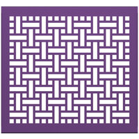 SelectSpace 3' Purple Square Weave Pattern Partition Panel