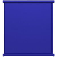 SelectSpace 32" x 10" x 36" Royal Blue Stand-Alone Planter with Rectangle Top Cut-Outs