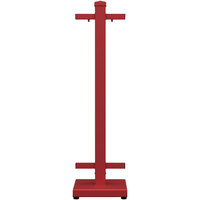 SelectSpace 10" x 10" x 36" Red Standard Straight Stand
