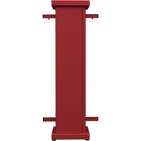 SelectSpace 10" x 10" x 36" Red Straight Stand Planter with Circle Top Cut-Out