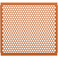 SelectSpace 3' Burnt Orange Circle Pattern Partition Panel