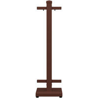 SelectSpace 10" x 10" x 36" Brown Standard Straight Stand