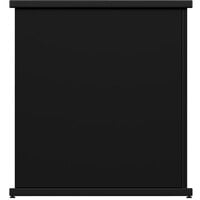 SelectSpace 32" x 10" x 36" Stock Black Stand-Alone Planter with Rectangle Top Cut-Outs
