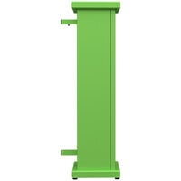 SelectSpace 10" x 10" x 36" Green End Planter with Circle Top Cut-Out