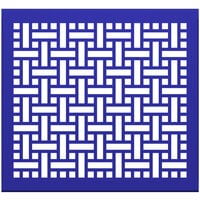 SelectSpace 3' Royal Blue Square Weave Pattern Partition Panel