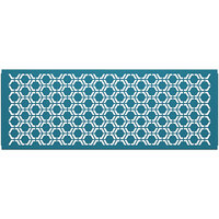 SelectSpace 7' Teal Hexagonal Pattern Partition Panel